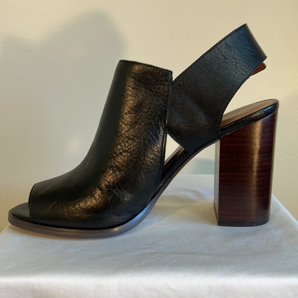 Tommy Hilfiger TWPeppy, Open toe sling back heeled sandal in black sz 8.5 M - Picture 8 of 12